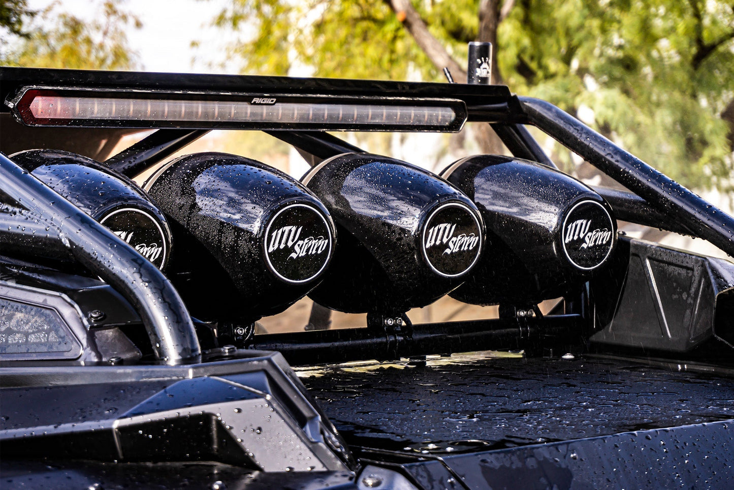 RZR® Pro Series Rear Speaker Bar | UTVS-PRO-R-SPK-BAR Dunes 2 Dezert SXS