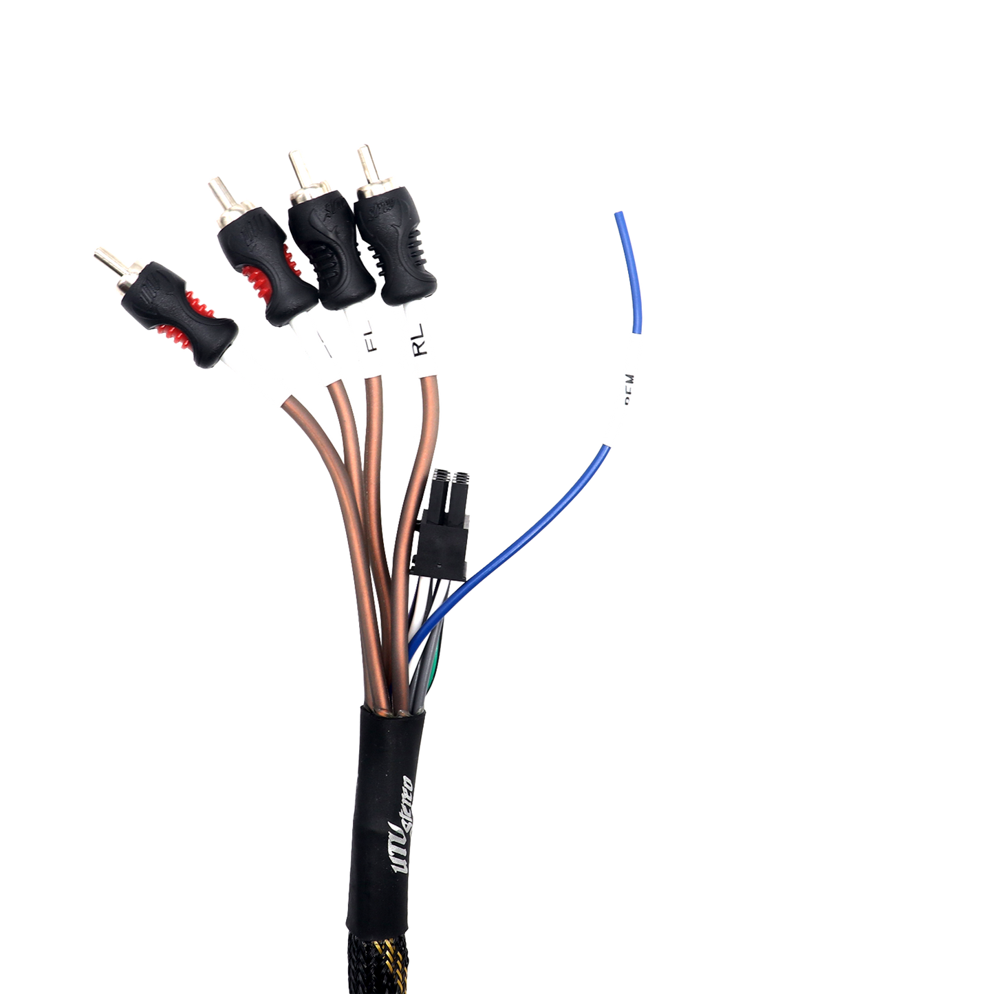 RZR® Pro Series Ride Command Front & Rear RCA Output + Speaker Wire & Remote | UTVS-PRO-RC-RCA-OUT Dunes 2 Dezert SXS