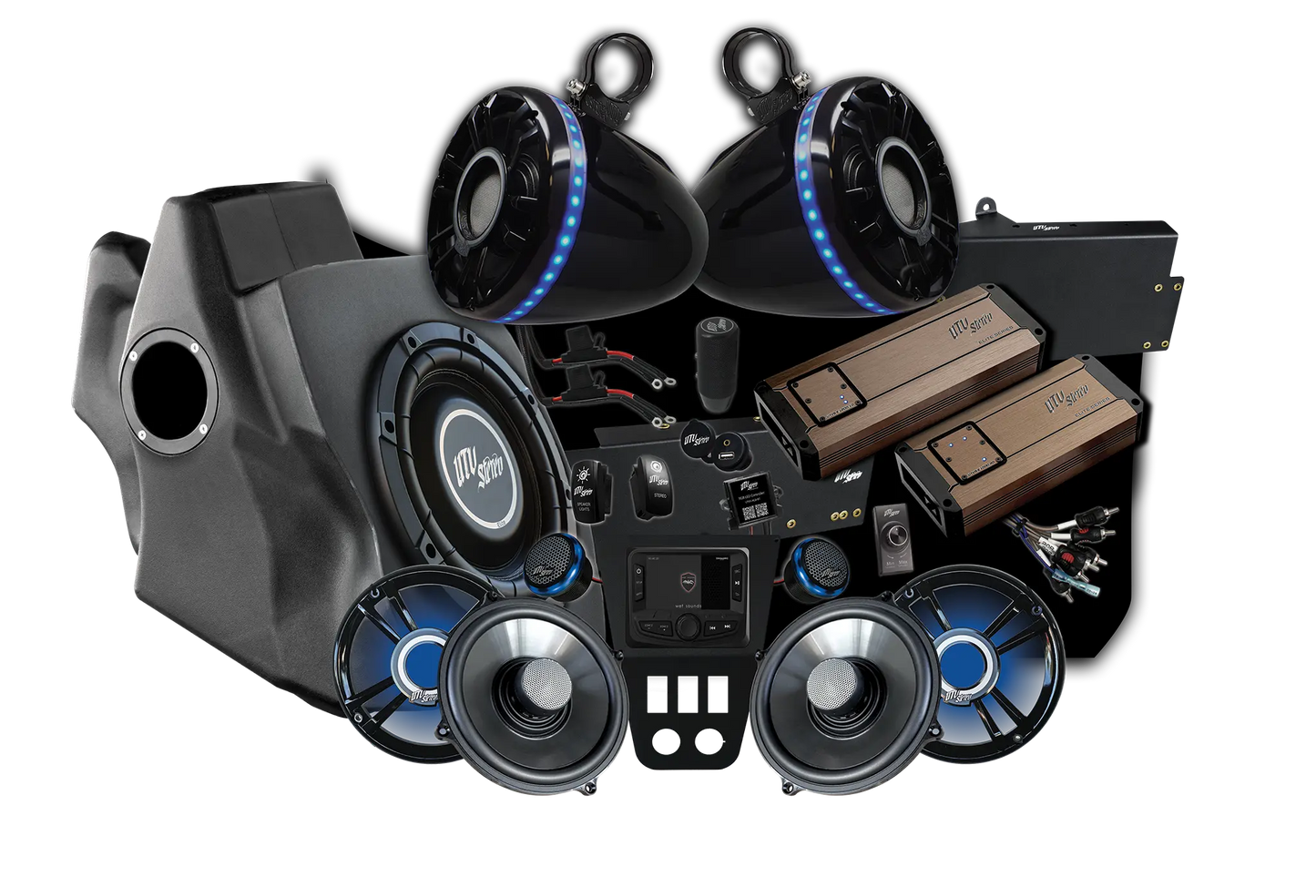 RZR® Pro Series Elite Stage 7 Stereo Kit | UTVS-PRO-S7-E Dunes 2 Dezert SXS