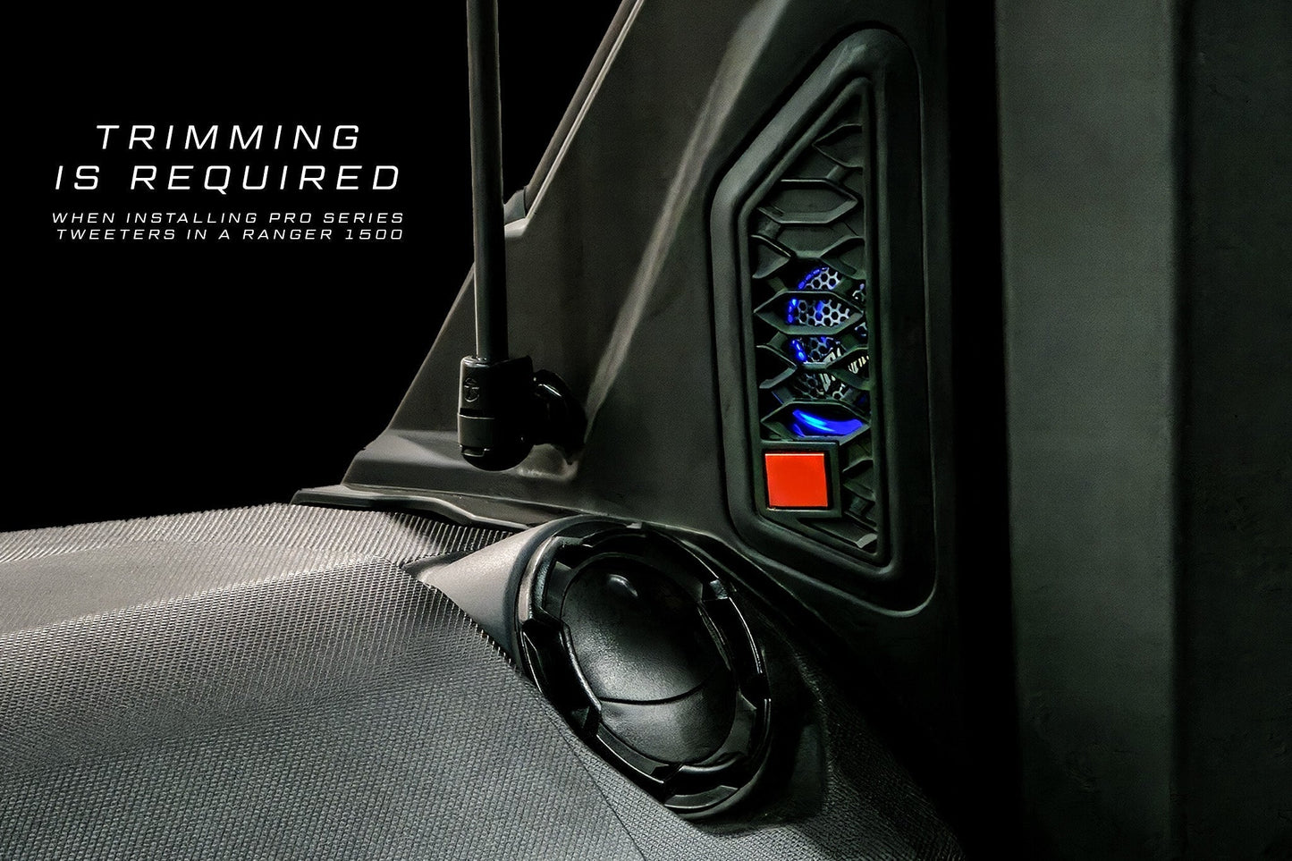 Pro Series 1" Tweeter w/ Built In RGB LED (Pair) | UTVS-PTW Dunes 2 Dezert SXS