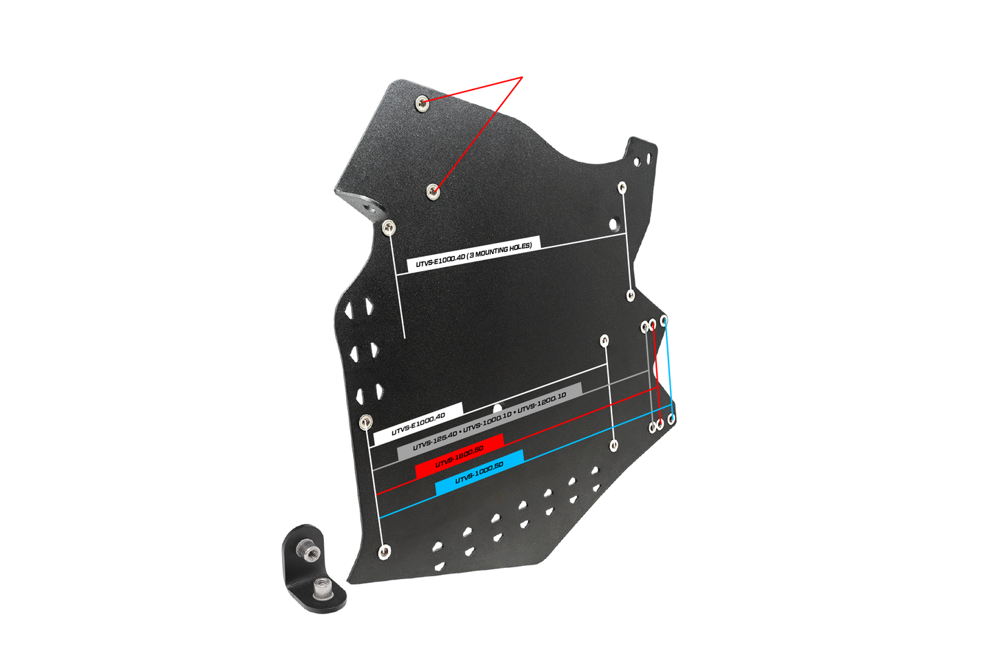 Can-Am® Maverick R Upper Amplifier Mount | UTVS-R-AMPMT-UP Dunes 2 Dezert SXS