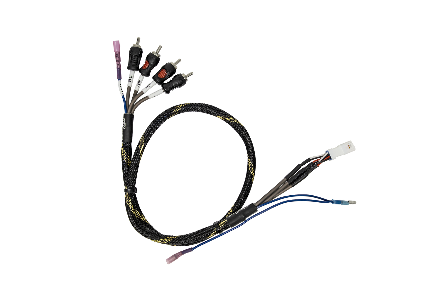 Can-Am® Maverick R BRP GO Front & Rear RCA Output Harness + Remote | UTVS-GO-RCA-OUT Dunes 2 Dezert SXS