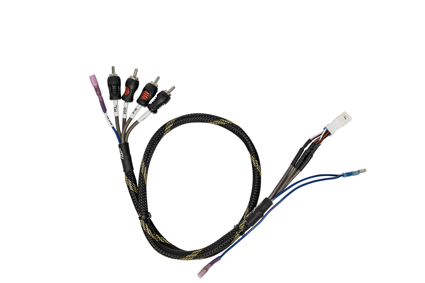 Can-Am® Maverick R BRP GO Front & Rear RCA Output Harness + Remote | UTVS-GO-RCA-OUT Dunes 2 Dezert SXS