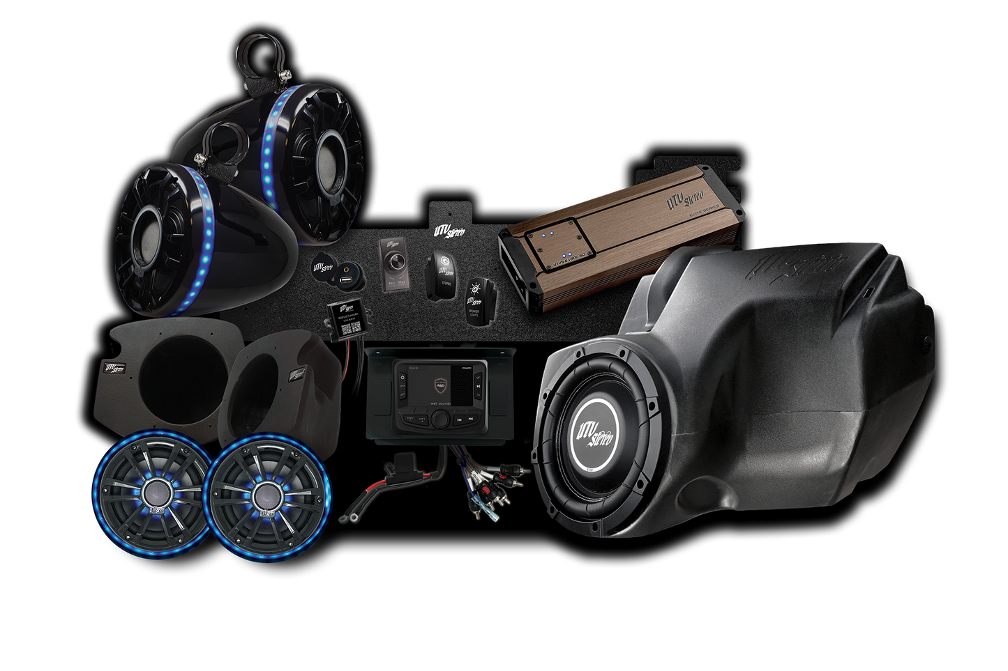 RZR® Elite Series Stage 6 Stereo Kit | UTVS-RZR-S6-E Dunes 2 Dezert SXS