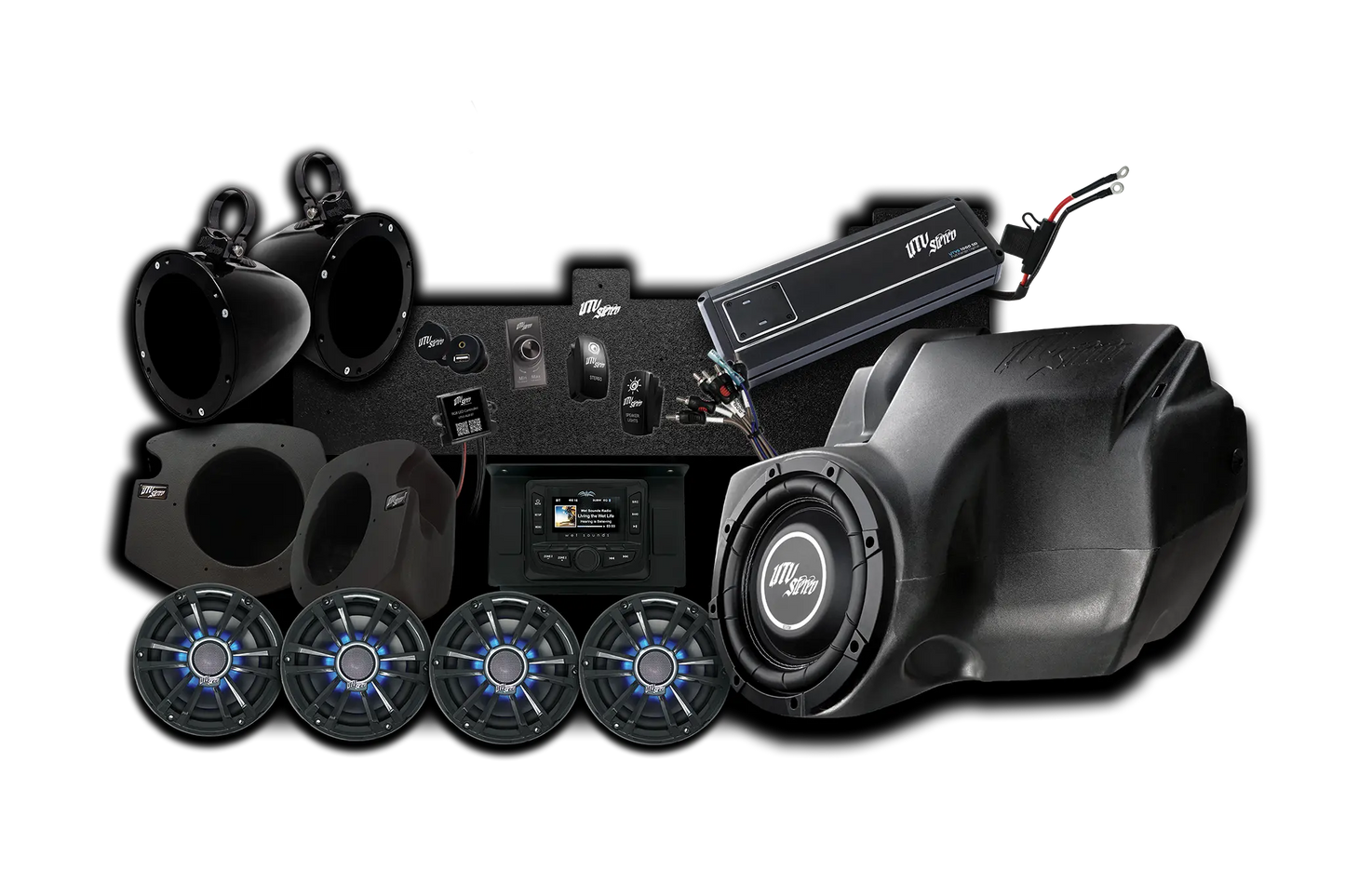 RZR® Signature Series Stage 6 Stereo Kit | UTVS-RZR-S6-S Dunes 2 Dezert SXS