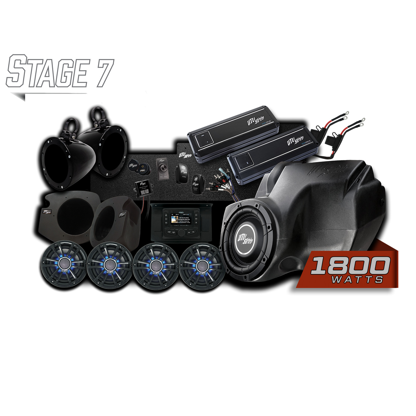 RZR® Signature Series Stage 7 Stereo Kit | UTVS-RZR-S7-S Dunes 2 Dezert SXS