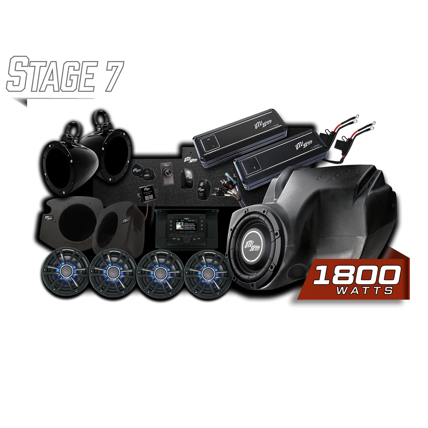 RZR® Signature Series Stage 7 Stereo Kit | UTVS-RZR-S7-S Dunes 2 Dezert SXS
