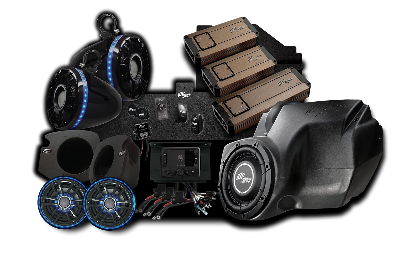 RZR® Elite Series Stage 8 Stereo Kit | UTVS-RZR-S8-E Dunes 2 Dezert SXS