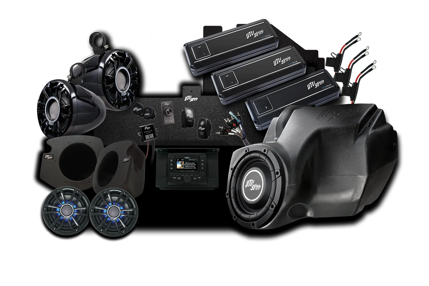 RZR® Signature Series Stage 8 Stereo Kit | UTVS-RZR-S8-S Dunes 2 Dezert SXS
