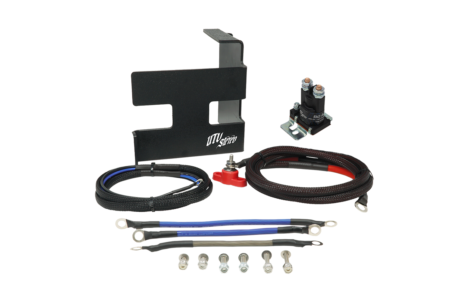 Can-Am® X3 2nd Battery Kit (Wire Kit & Battery Mount Only) | UTVS-X3-2BATT-NB Dunes 2 Dezert SXS