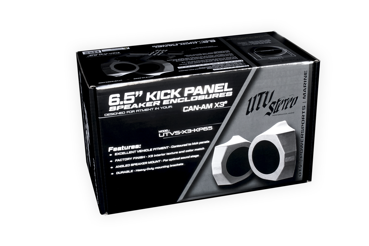 Can-Am® X3 6.5" Kick Panel Speaker Enclosures | UTVS-X3-KP65 Dunes 2 Dezert SXS