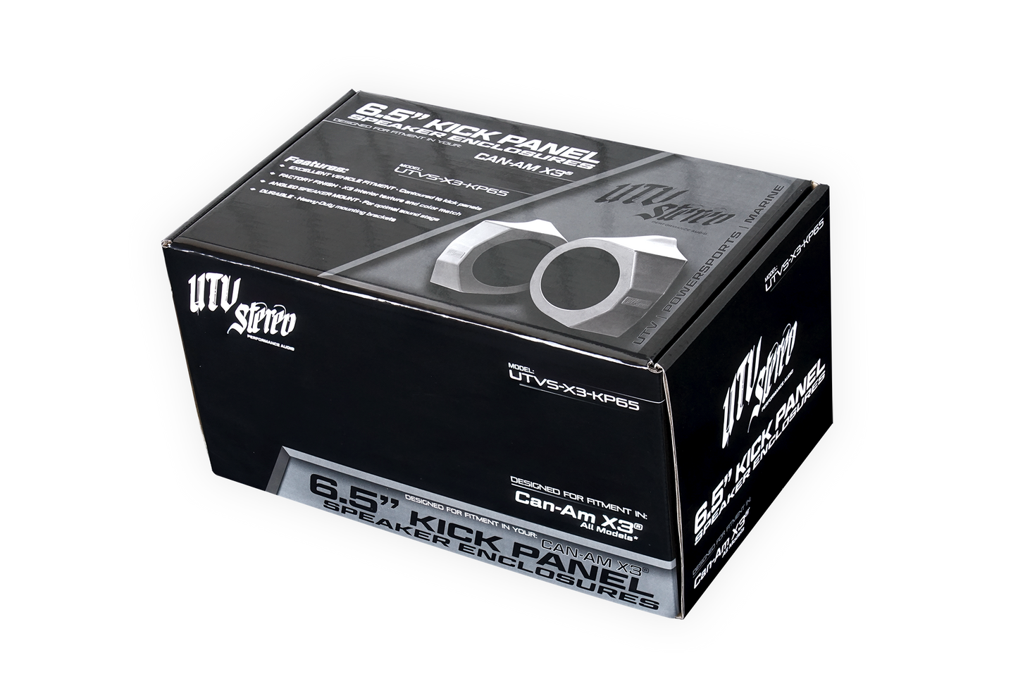 Can-Am® X3 6.5" Kick Panel Speaker Enclosures | UTVS-X3-KP65 Dunes 2 Dezert SXS