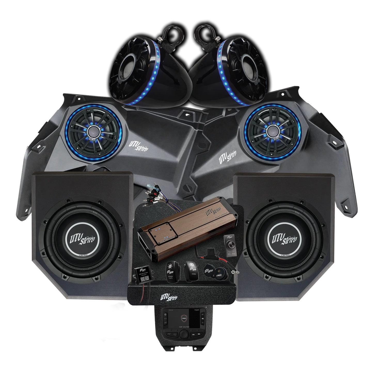 Can-Am® X3 Elite Series Stage 6 Stereo Kit | UTVS-X3-S6-E Dunes 2 Dezert SXS