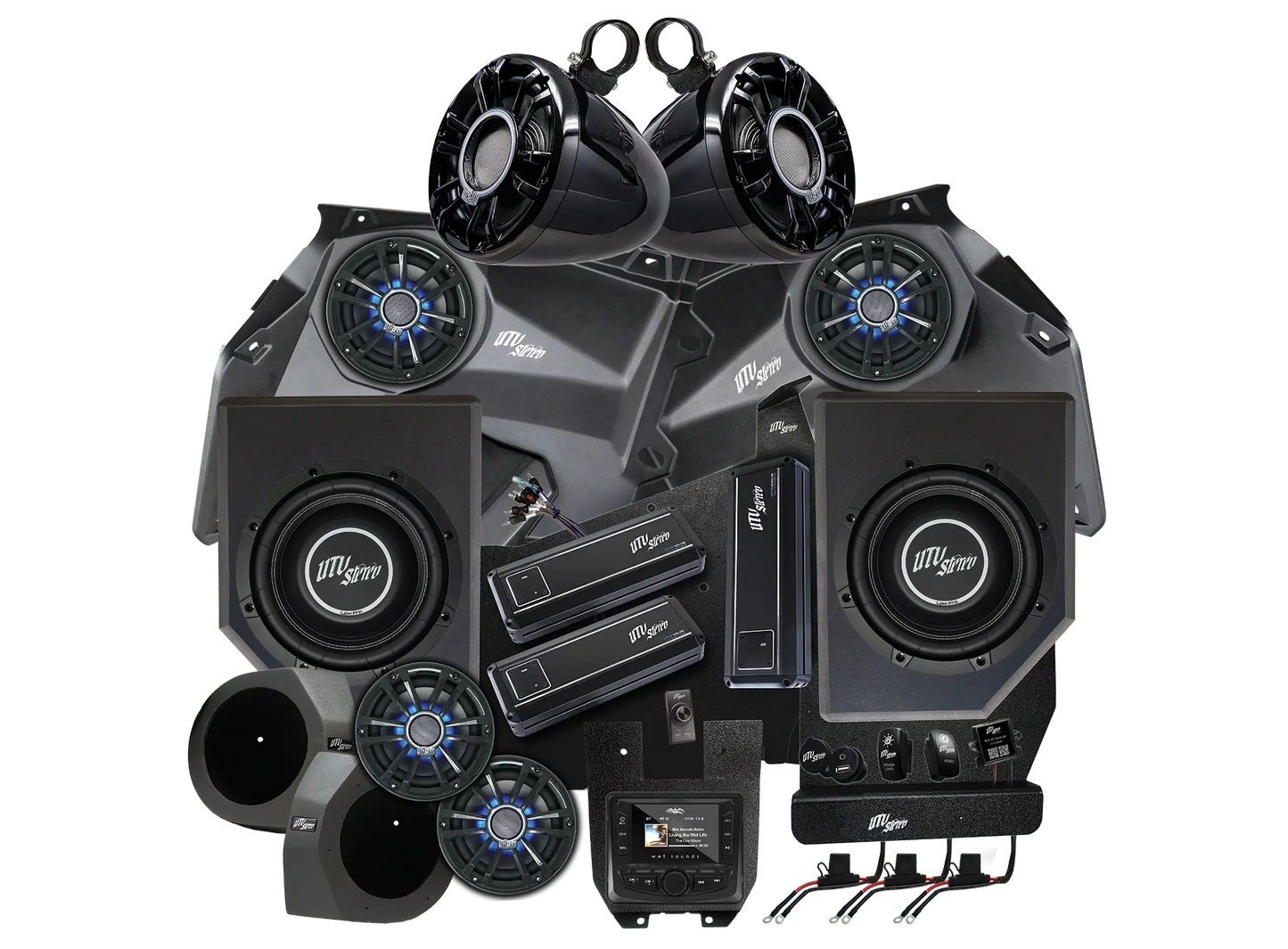Can-Am® X3 Signature Series Stage 8 Stereo Kit | UTVS-X3-S8-S Dunes 2 Dezert SXS