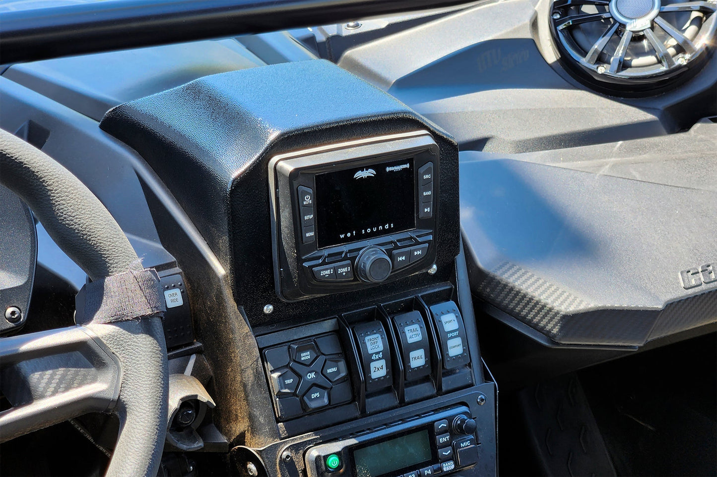 Can-Am X3 Upper Display Mount | UTVS-X3-HUMT-UP-UNIV Dunes 2 Dezert SXS