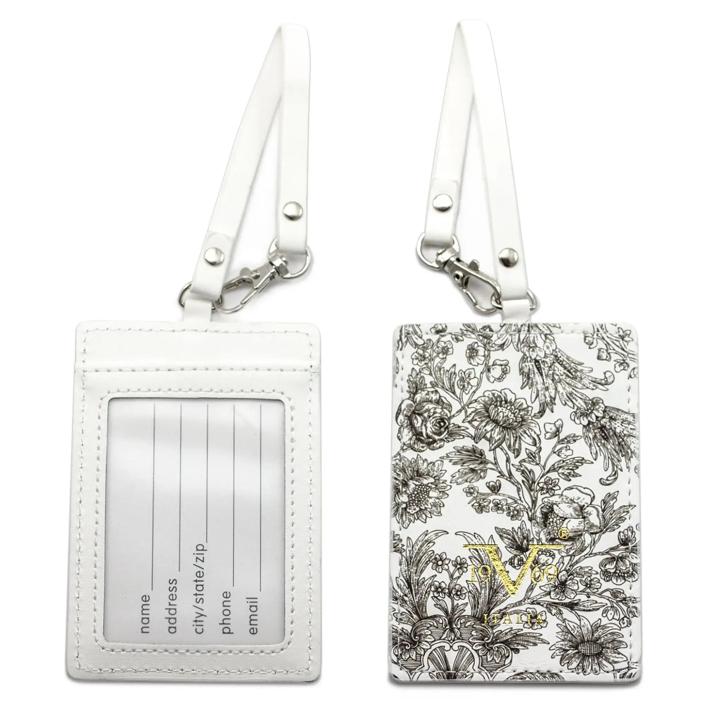 Runway Vegan Leather Luggage Tags Set Travellty