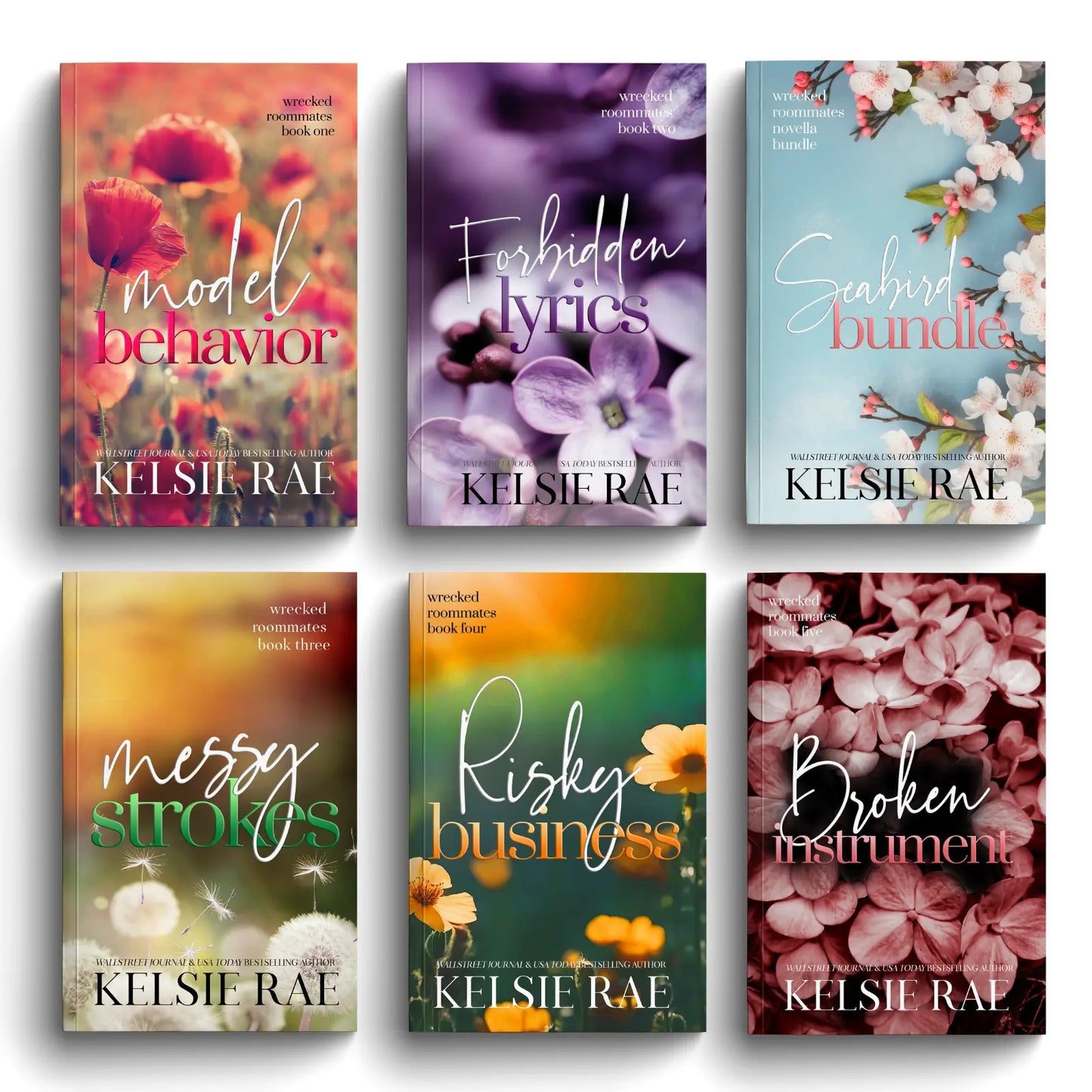 Steamy Rockstar Bundle - Wrecked Roommates Paperbacks Author Kelsie Rae