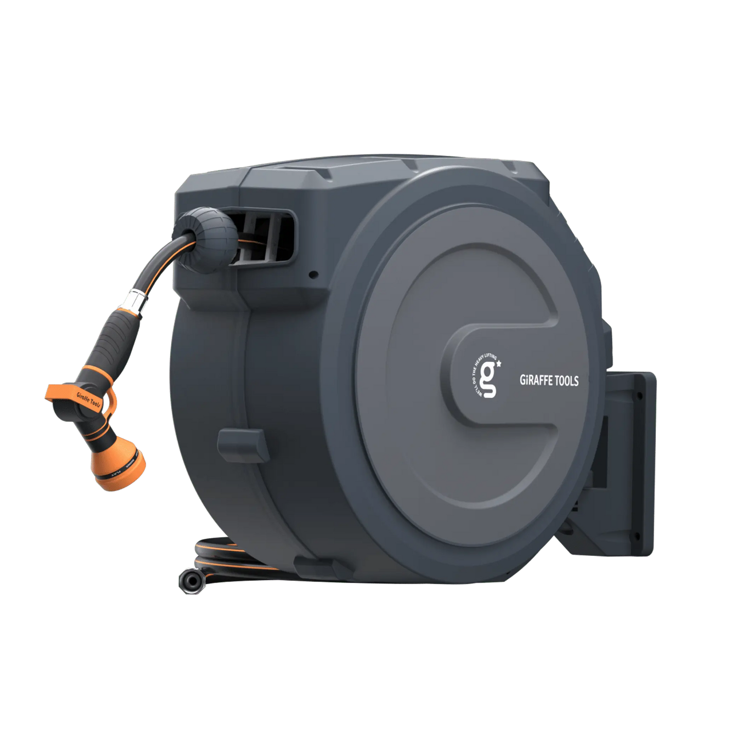 Retractable Garden Hose Reel 62ft-155ft Giraffe Tools US