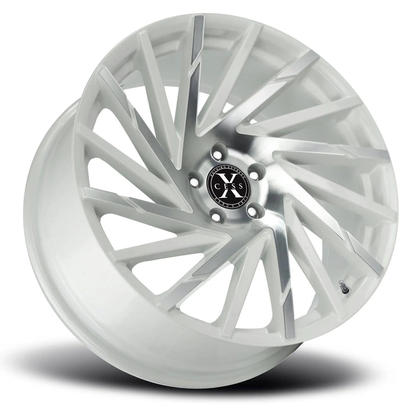 X02 White Machined Xcess