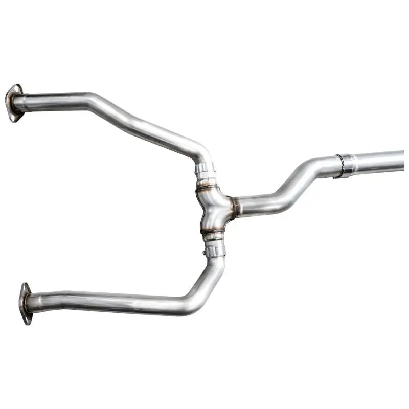 AWE 0FG Exhaust for 3rd Gen Toyota Tundra - Dual Chrome Silver Tips NP Motorsports