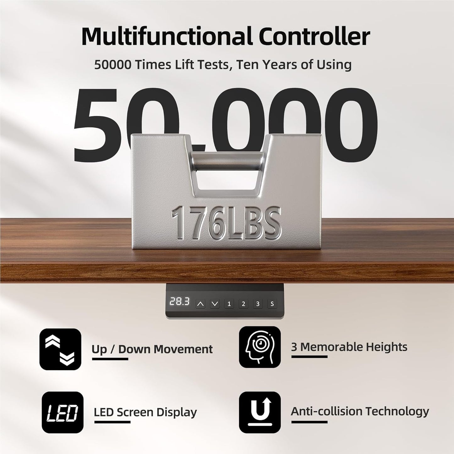 Adjustable Electric Standing Desk for Home Office Use ShipItFurniture
