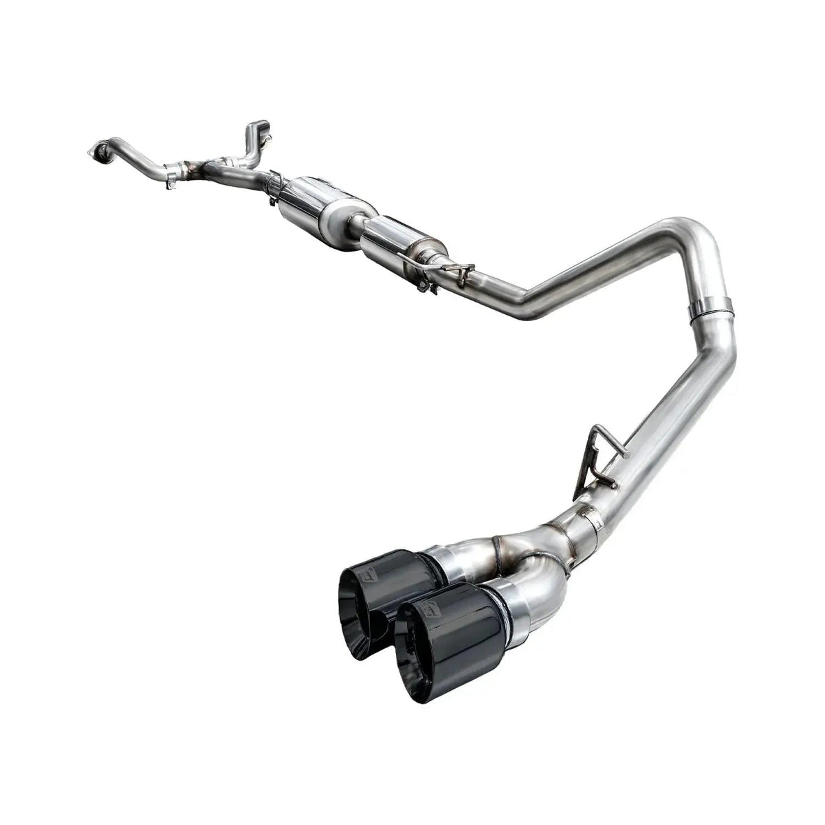 AWE 0FG Exhaust for 2022+ Toyota Tundra - Dual Diamond Black Tips - Get it from Bo