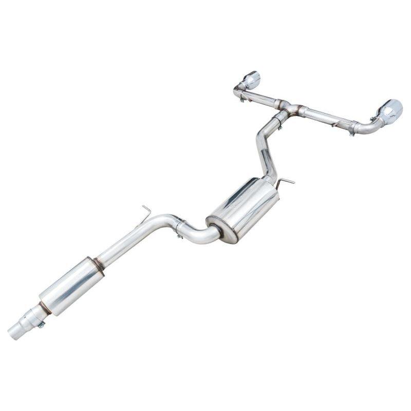AWE 2022 VW GTI MK8 Touring Edition Exhaust - Chrome Silver Tips NP Motorsports