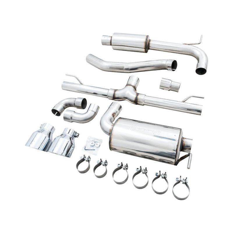 AWE 2022 VW GTI MK8 Touring Edition Exhaust - Chrome Silver Tips NP Motorsports