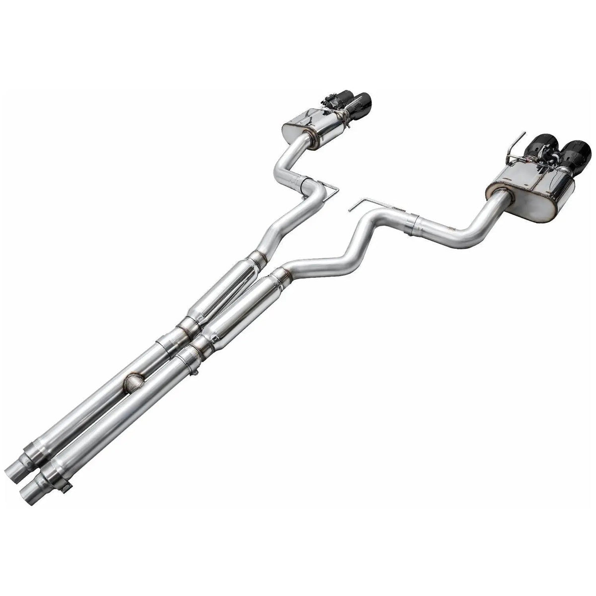 AWE 2024 Ford Mustang GT Fastback S650 RWD SwitchPath Catback Exhaust w/ Quad Diamond Black Tips - Get it from Bo
