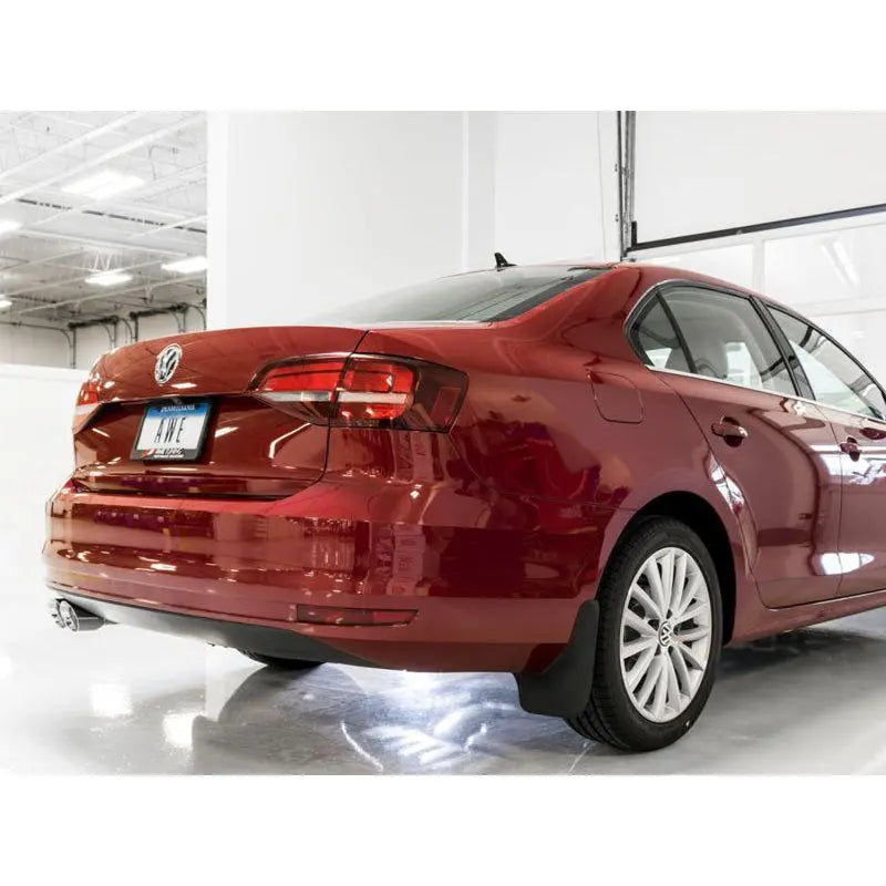 AWE Tuning 09-14 Volkswagen Jetta Mk6 1.4T Track Edition Exhaust - Chrome Silver Tips NP Motorsports