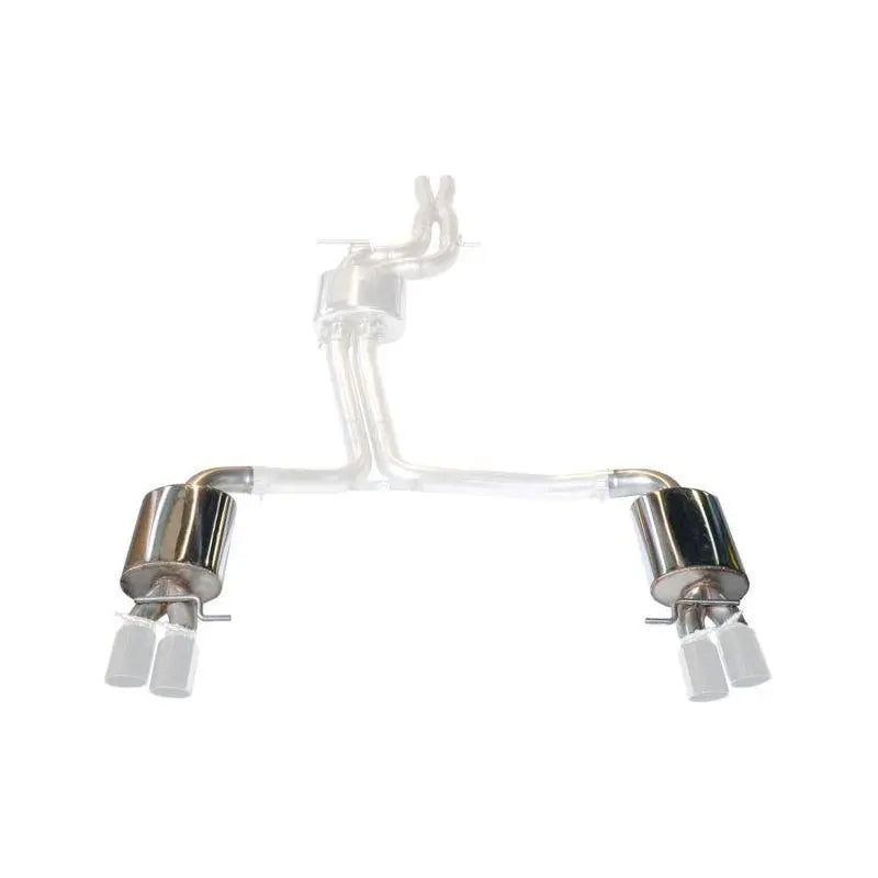 AWE Tuning 10-16 Audi S4 Quattro 3.0T (B8/8.5) Conversion Kit - Track to Touring (90mm Tips) NP Motorsports