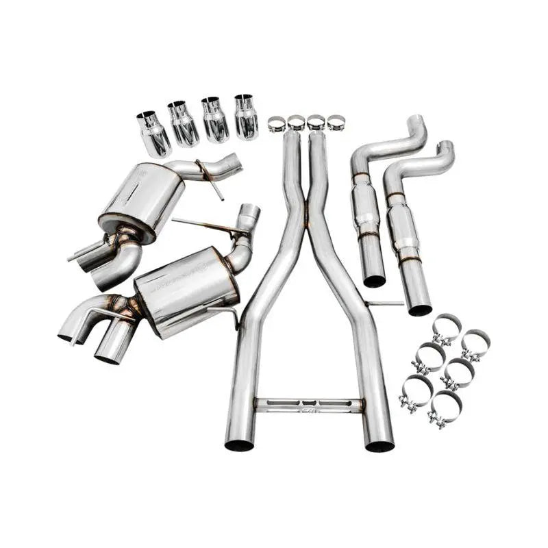 AWE Tuning 16-19 Chevy Camaro SS Res Cat-Back Exhaust -Touring Edition (Quad Chrome Silver Tips) NP Motorsports