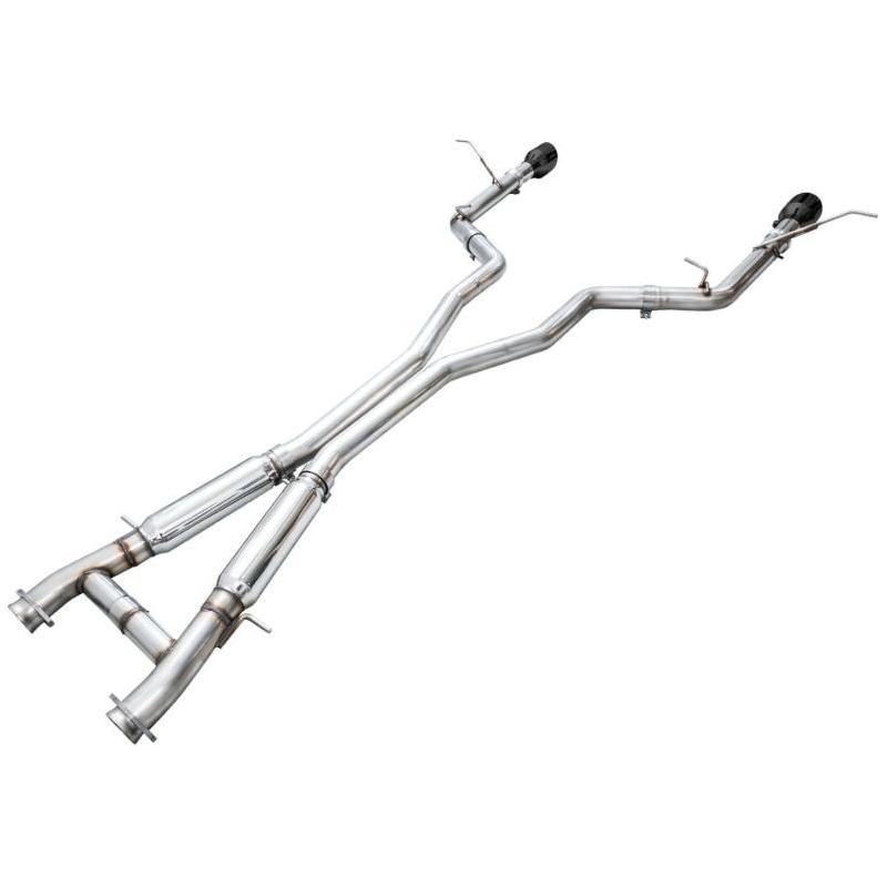 AWE Tuning 18-23 Dodge Durango SRT & Hellcat Track Edition Exhaust - Diamond Black Tips NP Motorsports