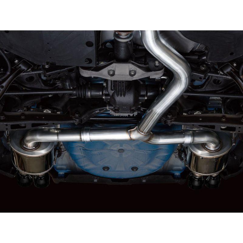 AWE Tuning 2022+ VB Subaru WRX Touring Edition Exhaust - Diamond Black Tips NP Motorsports