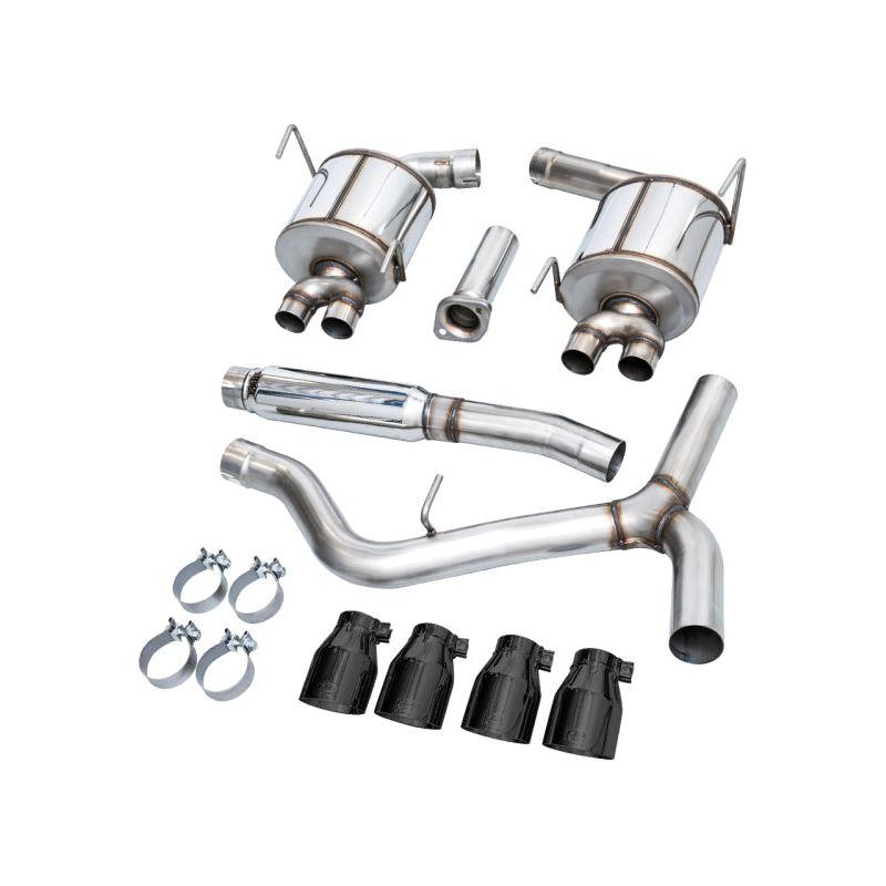 AWE Tuning 2022+ VB Subaru WRX Touring Edition Exhaust - Diamond Black Tips NP Motorsports