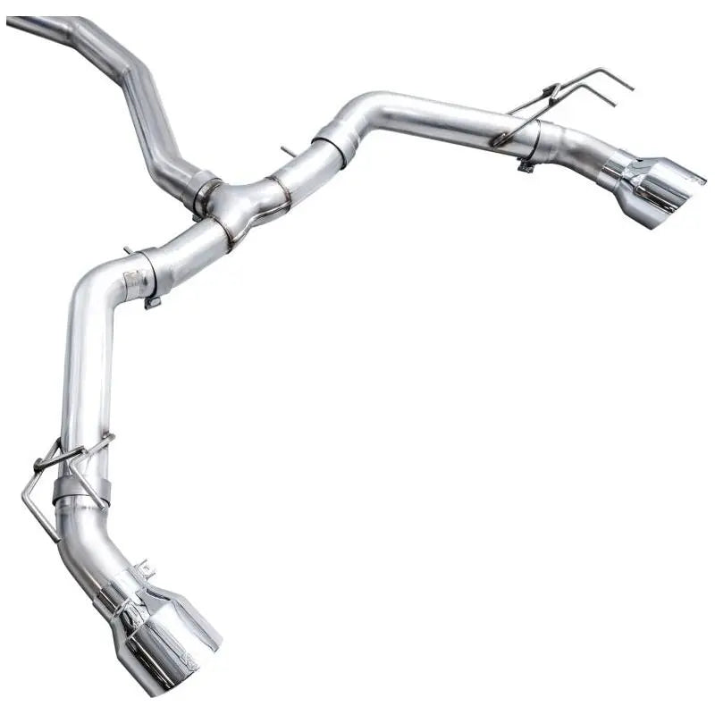 AWE Tuning 22+ Honda Civic Si/Acura Integra Track Edition Catback Exhaust - Dual Chrome Silver Tips NP Motorsports