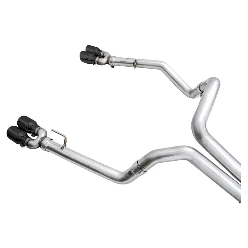 AWE Tuning 4th Gen GM 1500 6.2L 0FG Catback Split Rear Exit (w/ Bumper Cutouts) - Quad Diamond Tips NP Motorsports