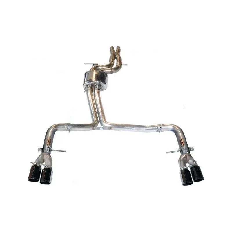AWE Tuning Audi B8 / B8.5 S4 3.0T Track Edition Exhaust - Diamond Black Tips (90mm) NP Motorsports