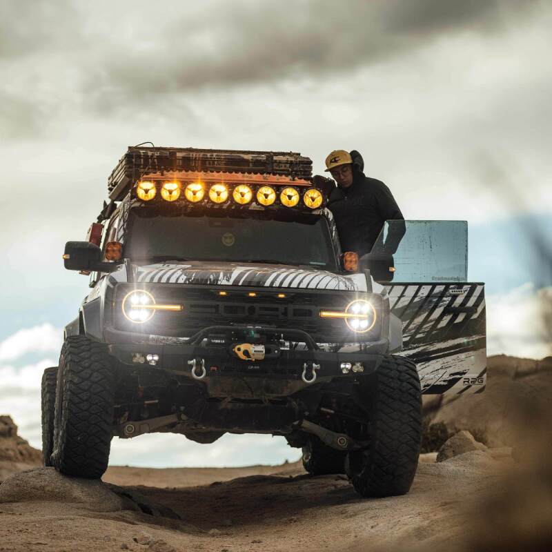 KC HiLiTES Gravity Titan LED Light Bar - 50in. (8-Light) Dunes 2 Dezert SXS
