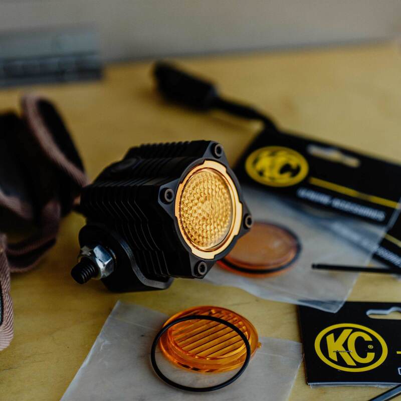 KC HiLiTES FLEX ERA 1 Performance Yellow Flood Beam Lens - Get it from Bo