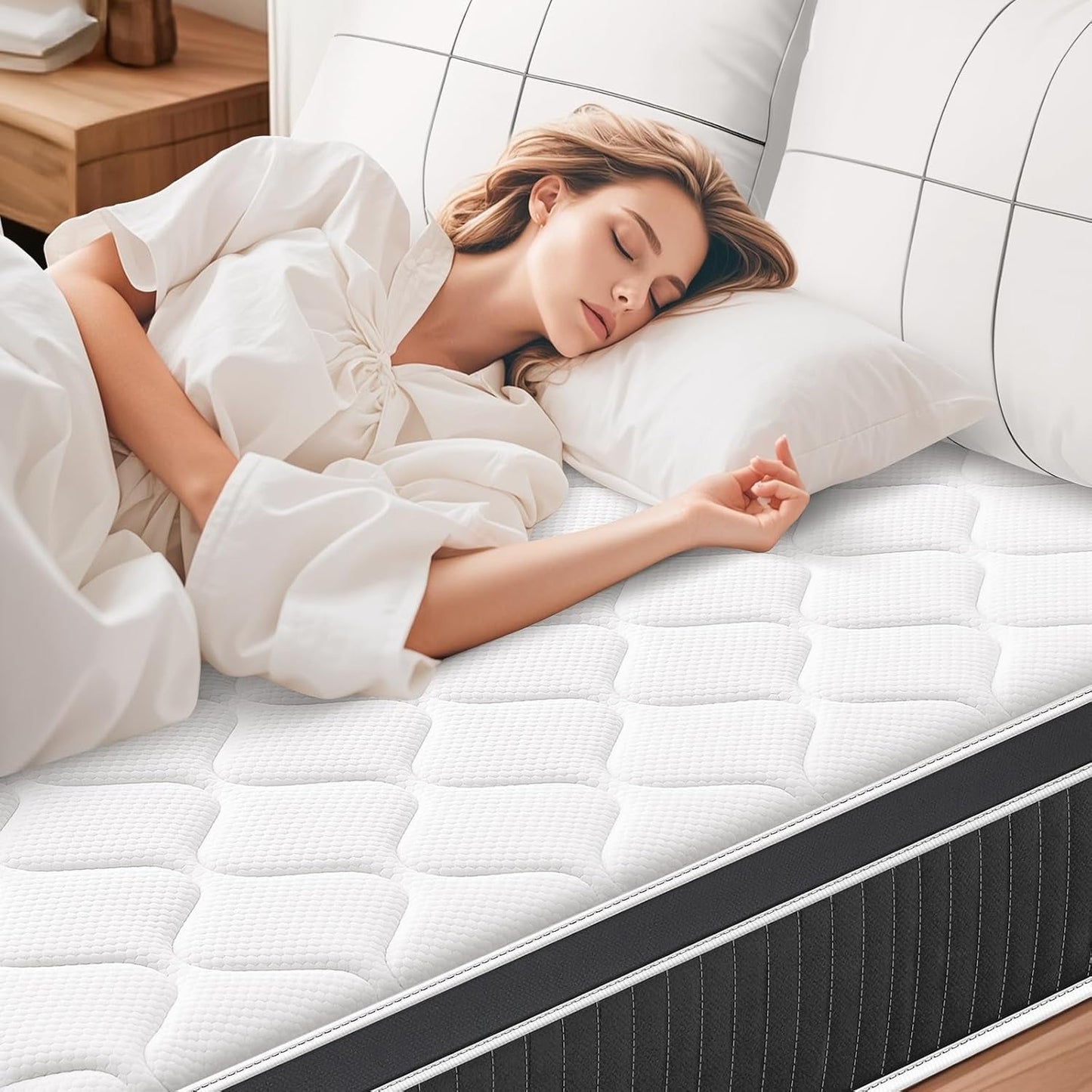 Medium Firm Queen Hybrid Mattress for Ultimate Comfort ShipItFurniture