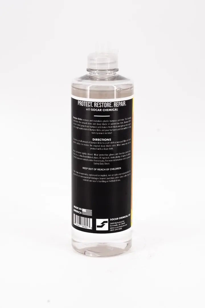 Bumper Brite Exterior Trim Restorer - Get it from Bo