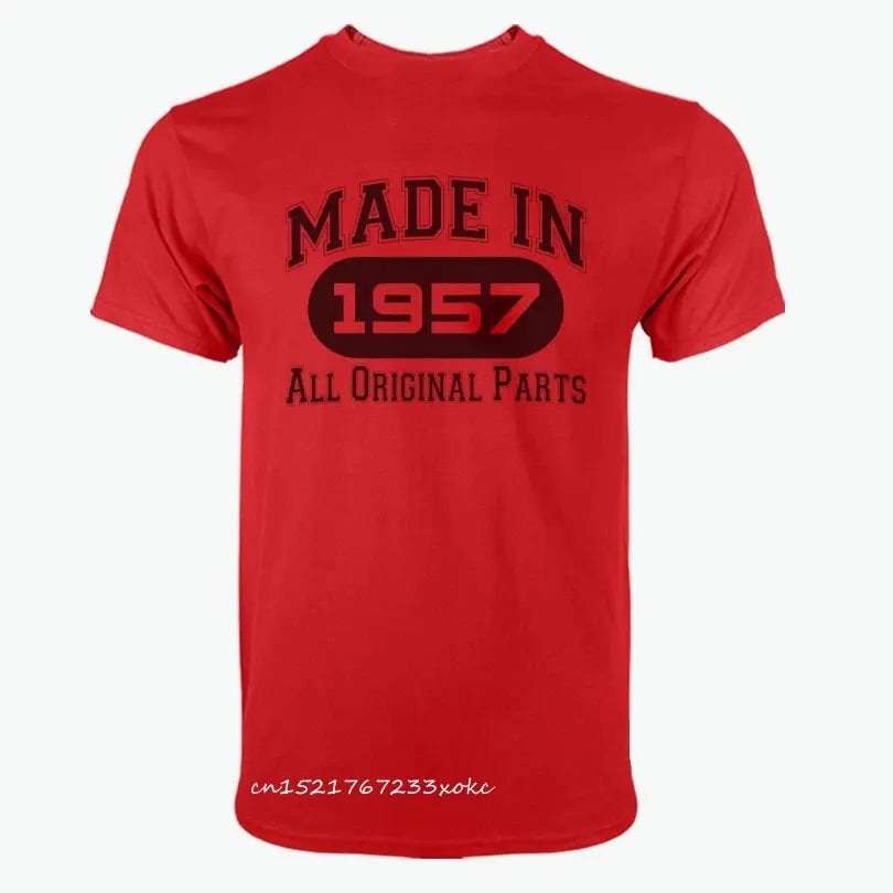 Men's T-Shirt Made 1957 All Original Parts 90/10 Get it from Bo