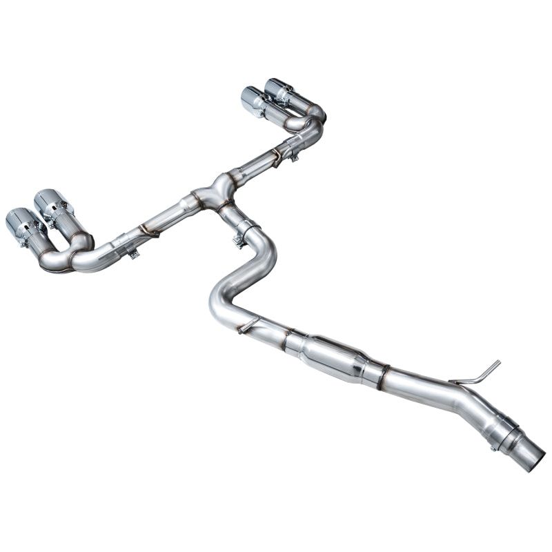 AWE 22-24 Audi 8Y S3 Track Edition Exhaust - Chrome Silver Tips NP Motorsports