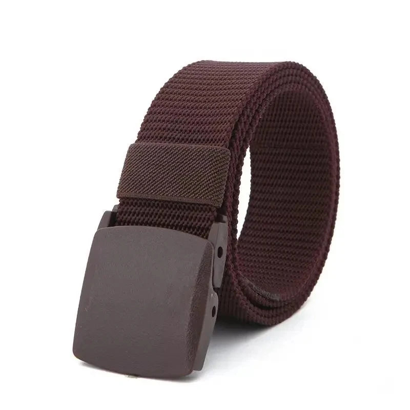 Adjustable Belt Unisex Plastic Buckle