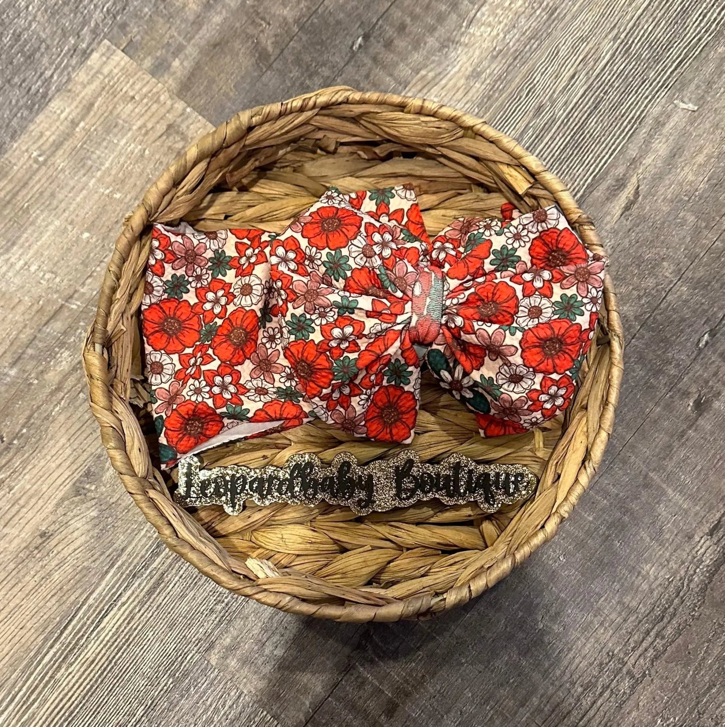 Christmas floral messy wrap - Get it from Bo