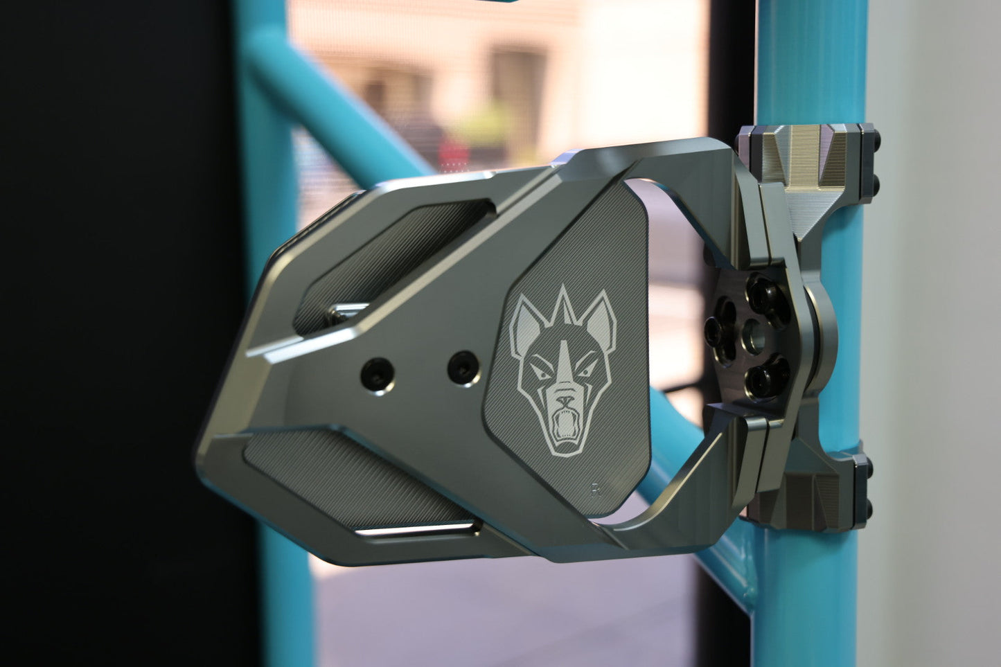 Cuero Race UTV Side Mirror Titanium - Get it from Bo