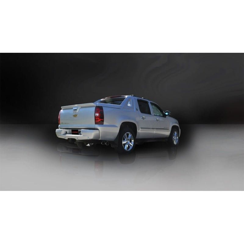 Corsa 09-13 Chevrolet Suburban 1500 5.3L V8 Polished Sport Cat-Back Exhaust NP Motorsports