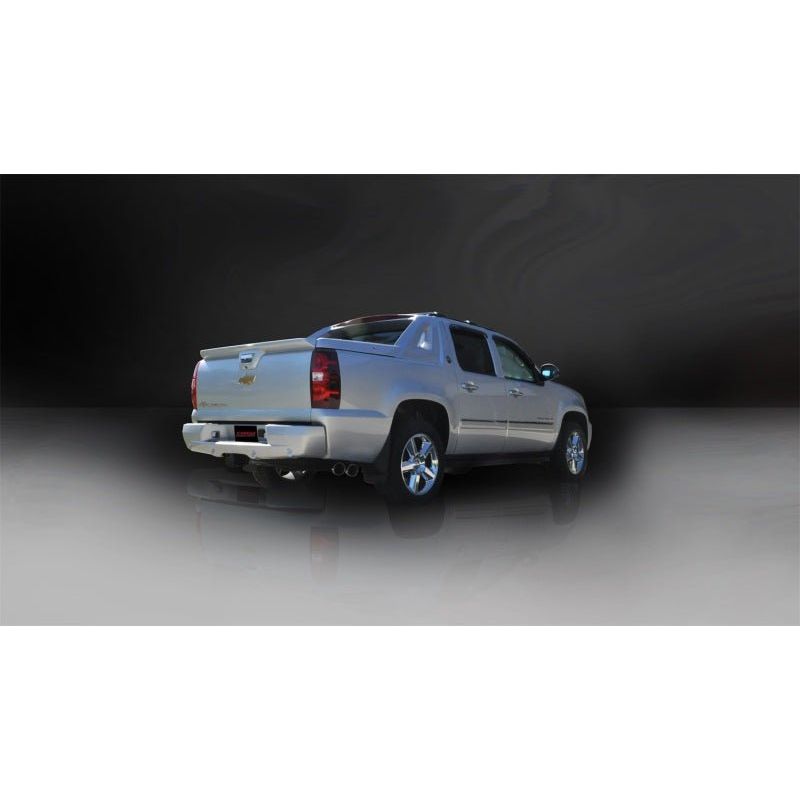 Corsa 09-13 Chevrolet Suburban 1500 5.3L V8 Polished Sport Cat-Back Exhaust NP Motorsports