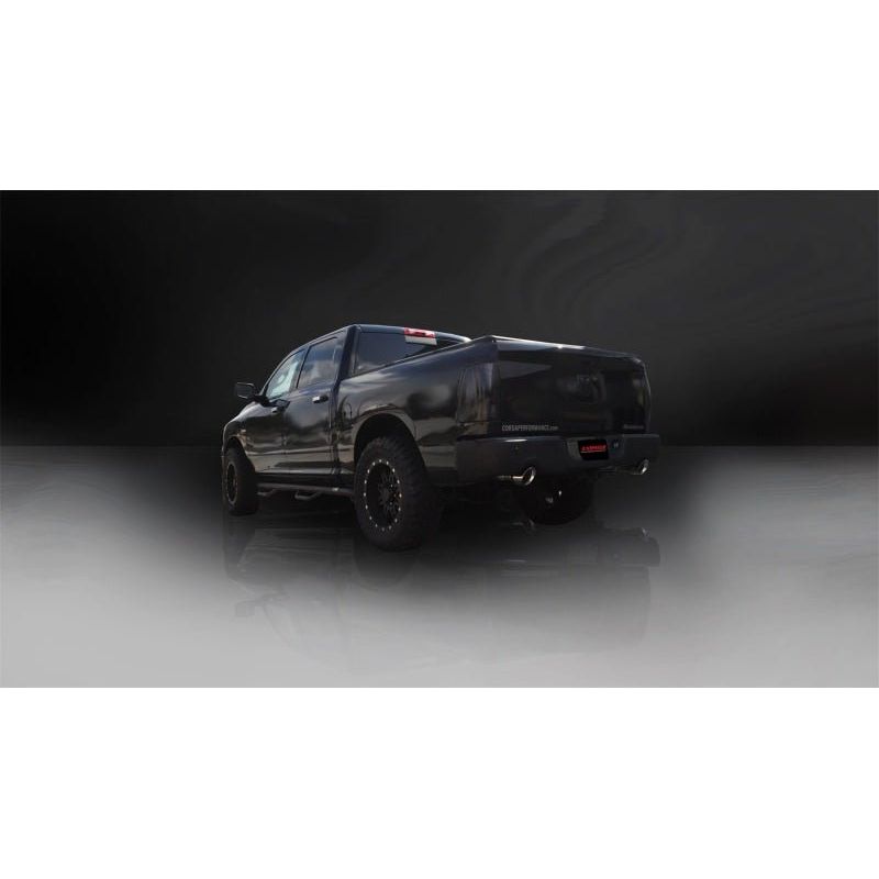 Corsa 09-14 Dodge Ram 1500 4.7L Quad/Crew Cab/Short Bed Polished Dual Exit Cat-Back Exhaust NP Motorsports